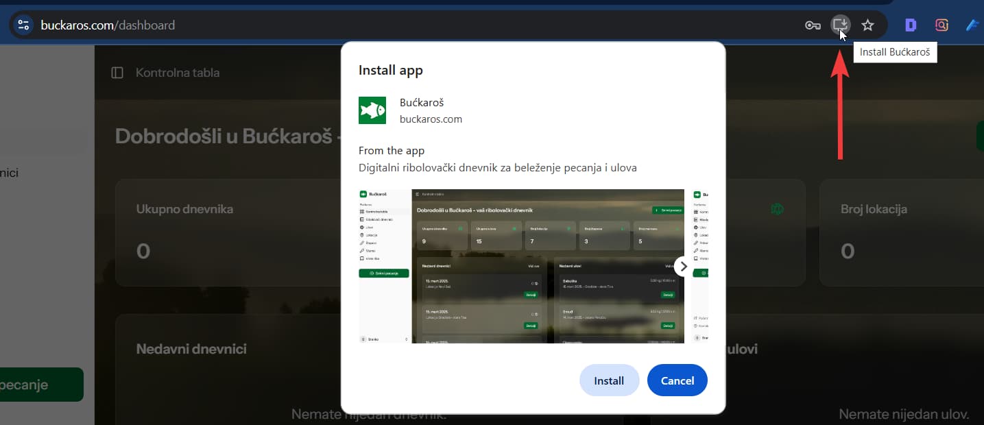 Desktop Chrome instalacija